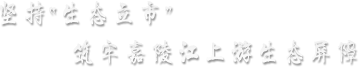 坚持“生态立市”,筑牢嘉陵江上游生态屏障 